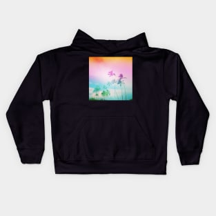 Pretty Palm Tree Skies Kids Hoodie